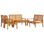 Juego de muebles de jardín 5 pzas madera maciza de acacia de , Conjuntos de jardín - Ref: Foro24-3211800, Precio: 410,65 €, D...