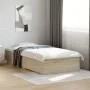 Sonoma oak engineered wood bed with drawers 100x200 cm by , Beds and slatted bases - Ref: Foro24-3280421, Price: 113,07 €, Di...