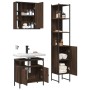 Set de muebles de baño 3 pzas madera contrachapada roble marrón de , Muebles de baño - Ref: Foro24-3214739, Precio: 204,60 €,...