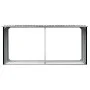 Casetilla para leña acero galvanizado antracita 330x92x153 cm de vidaXL, Accesorios para bolsas y soportes de leña - Ref: For...