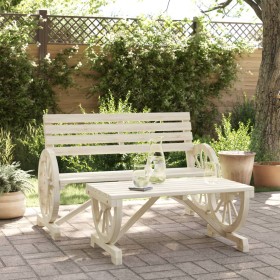 Juego de muebles de jardín 2 piezas madera maciza de abeto de , Conjuntos de jardín - Ref: Foro24-365105, Precio: 230,73 €, D...