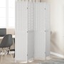 Biombo separador de 4 paneles madera maciza Paulownia blanco de , Divisores de ambientes - Ref: Foro24-358723, Precio: 124,18...
