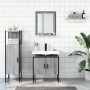 Set de muebles de baño 3 pzas madera contrachapada gris sonoma de , Muebles de baño - Ref: Foro24-3214347, Precio: 137,58 €, ...