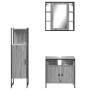 Set de muebles de baño 3 pzas madera contrachapada gris sonoma de , Muebles de baño - Ref: Foro24-3214758, Precio: 170,91 €, ...