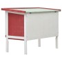 Jaula conejera de 1 piso madera rojo de vidaXL, Jaulas y habitáculos para animales pequeños - Ref: Foro24-170830, Precio: 91,...