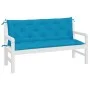 Cojines de banco de jardín 2 uds azul claro 150x50x7 cm de , Cojines para sillas y sofás - Ref: Foro24-361701, Precio: 43,86 ...