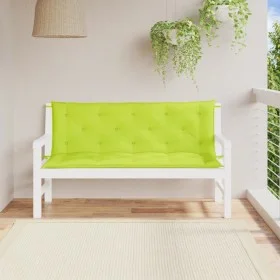 Cojines de banco de jardín 2 uds verde brillante 150x50x7 cm de , Cojines para sillas y sofás - Ref: Foro24-361708, Precio: 4...