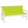 Cojines de banco de jardín 2 uds verde brillante 150x50x7 cm de , Cojines para sillas y sofás - Ref: Foro24-361708, Precio: 4...