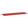Cojines de banco de jardín 2 uds tela Oxford rojo 200x50x7 cm de , Cojines para sillas y sofás - Ref: Foro24-361741, Precio: ...