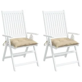 Cojines de palets de jardín 2 uds tela Oxford beige 50x50x7 cm de , Cojines para sillas y sofás - Ref: Foro24-361516, Precio:...