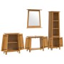 Conjunto de muebles de baño 4 piezas madera maciza de pino de , Muebles de baño - Ref: Foro24-3223464, Precio: 781,35 €, Desc...