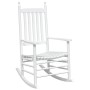 Mecedoras con asientos curvos 2 pzas abeto madera maciza blanca de , Sillas de jardín - Ref: Foro24-3281588, Precio: 256,80 €...