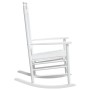 Mecedoras con asientos curvos 2 pzas abeto madera maciza blanca de , Sillas de jardín - Ref: Foro24-3281588, Precio: 256,80 €...