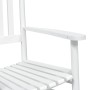 Mecedoras con asientos curvos 2 pzas abeto madera maciza blanca de , Sillas de jardín - Ref: Foro24-3281588, Precio: 256,80 €...