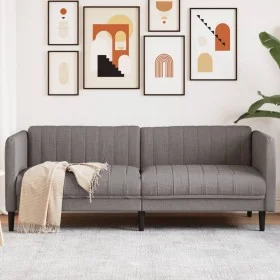 Sofá de 3 plazas tela gris taupe de , Sofás - Ref: Foro24-372618, Precio: 263,61 €, Descuento: %