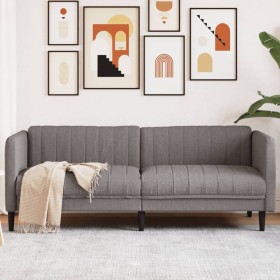 Sofá de 3 plazas tela gris taupe de , Sofás - Ref: Foro24-372618, Precio: 267,95 €, Descuento: %