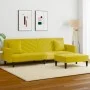 Juego de sofás con cojines 2 piezas terciopelo amarillo de , Sofás - Ref: Foro24-3216272, Precio: 317,64 €, Descuento: %