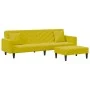 Juego de sofás con cojines 2 piezas terciopelo amarillo de , Sofás - Ref: Foro24-3216272, Precio: 317,64 €, Descuento: %