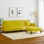 Juego de sofás con cojines 2 piezas terciopelo amarillo de , Sofás - Ref: Foro24-3216272, Precio: 317,64 €, Descuento: %