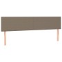 Estructura de cama con cabecero tela gris taupe 120x190 cm de , Camas y somieres - Ref: Foro24-3270503, Precio: 154,47 €, Des...