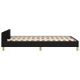 Estructura de cama con cabecero tela negro 120x190 cm de , Camas y somieres - Ref: Foro24-3270508, Precio: 154,76 €, Descuent...