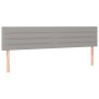 Estructura de cama con cabecero tela gris claro 120x190 cm de , Camas y somieres - Ref: Foro24-3270520, Precio: 159,31 €, Des...