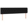 Estructura de cama con cabecero tela negro 120x190 cm de , Camas y somieres - Ref: Foro24-3270536, Precio: 178,62 €, Descuent...