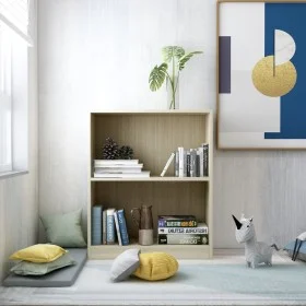 Estantería madera de ingeniería roble Sonoma 60x24x76 cm de vidaXL, Librerías y estanterías - Ref: Foro24-800858, Precio: 39,...