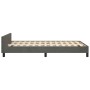 Estructura cama con cabecero terciopelo gris oscuro 120x190 cm de , Camas y somieres - Ref: Foro24-3270597, Precio: 180,08 €,...