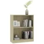 Estantería madera de ingeniería roble Sonoma 60x24x76 cm de vidaXL, Librerías y estanterías - Ref: Foro24-800858, Precio: 39,...