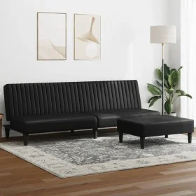 2-piece black synthetic leather sofa set by , Sofas - Ref: Foro24-3216285, Price: 317,31 €, Discount: %