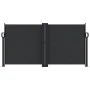Toldo lateral retráctil negro 120x1000 cm de , Sombrillas - Ref: Foro24-4004699, Precio: 118,68 €, Descuento: %