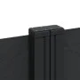 Toldo lateral retráctil negro 120x1000 cm de , Sombrillas - Ref: Foro24-4004699, Precio: 118,68 €, Descuento: %