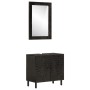 Conjunto de armarios de baño 2 piezas madera maciza de mango de , Muebles de baño - Ref: Foro24-3206293, Precio: 162,64 €, De...