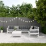 Set muebles jardín 7 pzas con cojines madera maciza pino blanco de , Conjuntos de jardín - Ref: Foro24-3250901, Precio: 634,3...