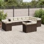 Set de sofás de jardín y cojines 12 pzas ratán sintético marrón de , Conjuntos de jardín - Ref: Foro24-3218533, Precio: 844,1...