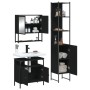 Juego de muebles de baño 3 pzas madera contrachapada negro de , Muebles de baño - Ref: Foro24-3214675, Precio: 185,49 €, Desc...