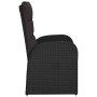 Sillones de jardín reclinables con cojines 2 uds ratán PE negro de , Sillas de jardín - Ref: Foro24-319545, Precio: 303,12 €,...