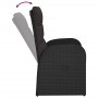Sillones de jardín reclinables con cojines 2 uds ratán PE negro de , Sillas de jardín - Ref: Foro24-319545, Precio: 303,12 €,...