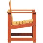 Juego de muebles jardín 3 pzas madera maciza pino marrón cera de , Sillas de jardín - Ref: Foro24-844663, Precio: 116,79 €, D...