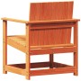Juego de muebles jardín 3 pzas madera maciza pino marrón cera de , Sillas de jardín - Ref: Foro24-844663, Precio: 116,79 €, D...