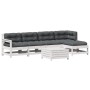 Set muebles jardín 6 pzas con cojines madera maciza pino blanco de , Conjuntos de jardín - Ref: Foro24-3250981, Precio: 490,9...