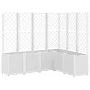 Jardinera con enrejado PP blanco 160x120x140 cm de , Maceteros y jardineras - Ref: Foro24-367879, Precio: 267,87 €, Descuento: %