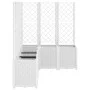 Jardinera con enrejado PP blanco 160x120x140 cm de , Maceteros y jardineras - Ref: Foro24-367879, Precio: 267,87 €, Descuento: %