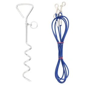 Dog tie out cable with ground stake 3 m by , Pet Leashes - Ref: Foro24-4003379, Price: 17,55 €, Discount: %
