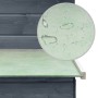 Gallinero madera maciza de pino y abeto gris 170x81x110 cm de vidaXL, Jaulas y habitáculos para animales pequeños - Ref: Foro...