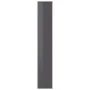 Divisor/estantería aglomerado gris brillante 100x24x140 cm de vidaXL, Divisores de ambientes - Ref: Foro24-800449, Precio: 86...