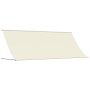 Toldo retráctil de tela y acero crema 400x150 cm de vidaXL, Toldos - Ref: Foro24-368763, Precio: 80,66 €, Descuento: %
