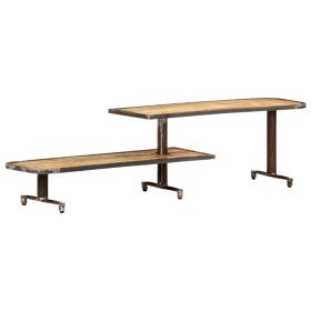 Mueble para TV de madera maciza de mango 160x30x40 cm en Muebles TV | Comprar online en Foru.es