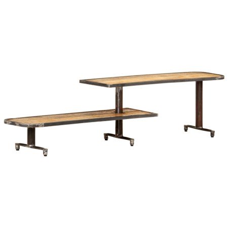 Mueble para TV de madera maciza de mango 160x30x40 cm en Muebles TV | Comprar online en Foru.es